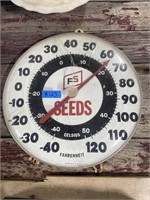 FS Seeds Thermometer SHIELD HAS CRACKS
