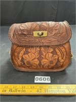 Hand Tooled Leather Purse