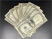 (10) 1935 $1 Silver Certificates