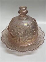 Imperial Lenox Glass Large Domed Cheese  Butter