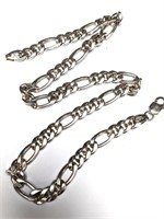 $980 Silver 89.35G 20"  Necklace