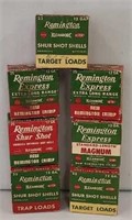 7- EMPTY Remington Shotgun Shell Boxes 12ga