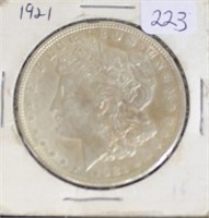 1921 UNC MORGAN SILVER DOLLAR