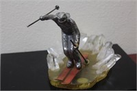 A Skier Figurine