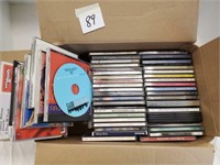 Box of cd's
