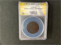 Graded 1798 US Penny