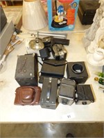 ASSORTED OLD CAMERAS