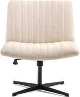 LEAGOO Armless Office Desk chair  Height Adj.