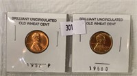 UNCIRCULATED WHEAT CENTS