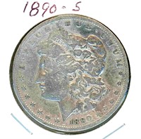 1890-S Morgan Silver Dollar