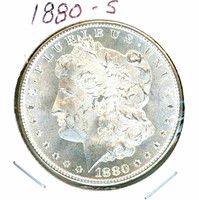 1880-S Morgan Silver Dollar