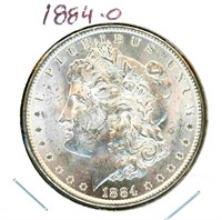 1884-O Morgan Silver Dollar