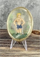 Fanette 1951 Rubber Toy Topless Hula Girl