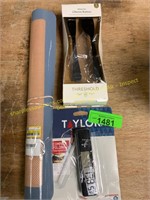 cheese knives, pastry mat, meat thermometer