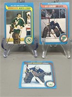 3 1979 Hockey Card, Mario Lessard, Gilles