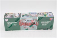 Sealed FLEER 1992 Baseball Trading Cards Box