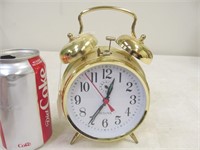 B13, Bulova alarm clock, gold color