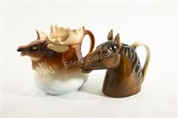 Elk Cream Pitcher,  Austria Porcelain ,Japan Horse