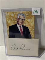 AUTOGRAPH OF ART ROONEY WITH DOCUMENTATION