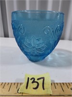 Blue Glass Fairy Light Globe Shade Only Daisy & Ss