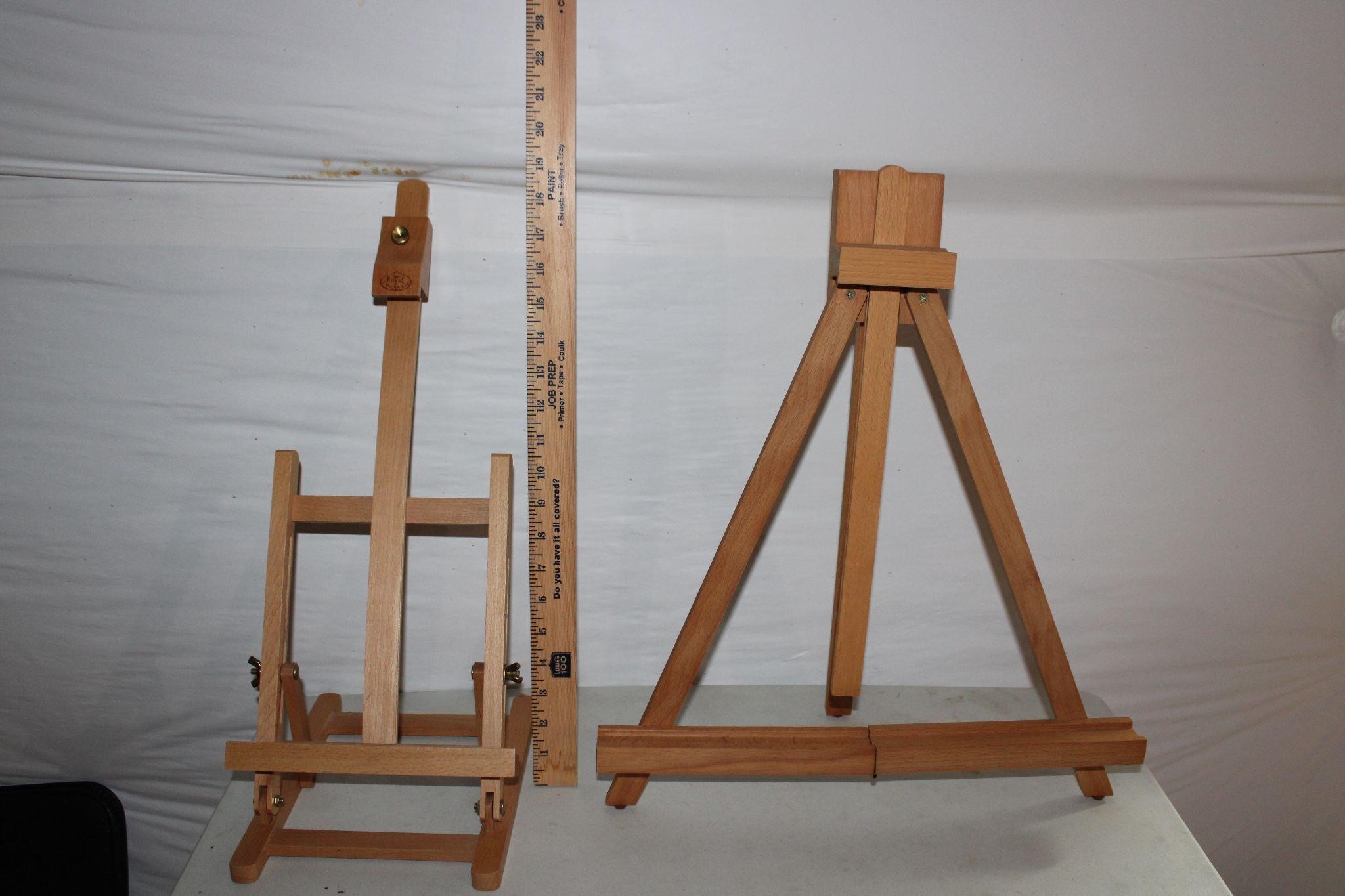 Wood Easel and Portfolio case
