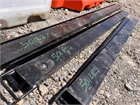 QTY 2 - 8' Pallet Fork Extensions-NO RESERVE