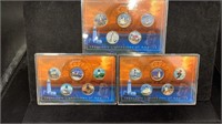 (3) Sets Painted Lighthouse State Quarters, all