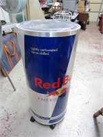 Red Bull Cooler. Display on wheels.