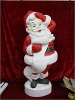 Santa Claus w/list blow mold.