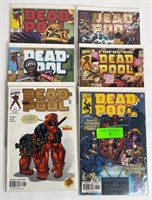 Deadpool Marvel Comics Six Issues Bagged and Board