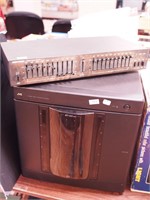 100-disc automatic CD changer by JVC and a