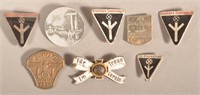 Lot of 7 German WWII Pins