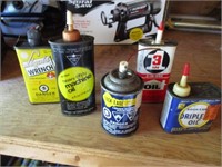 vintage oil tins