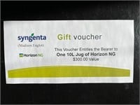 Gift Voucher for One 10L Jug of Horizon NG, Value