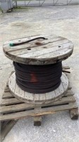 Spool of 7/8" Braided Steel Cable-