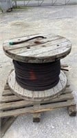 Spool of 7/8" Braided Steel Cable-