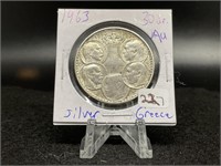 1963 30 silver drachmas (Greece)