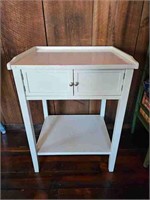 Pottery Barn White Console Table