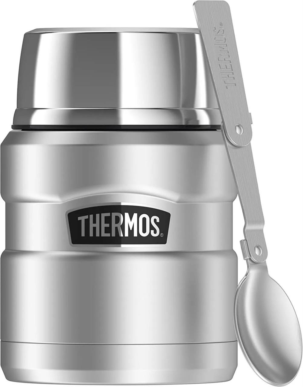 Thermos Stainless King 16 oz Food Jar With Spoon