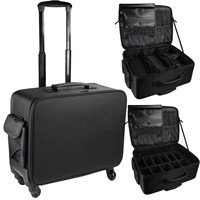 Lug Trolley Cosmetic Case, Train Case Luggage, 18