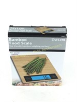 Bamboo food scale