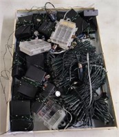 TRAY OF LED LIGHTS BATTERY OP