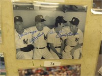 JOE DIMAGGIO SIGNED PICTURE WITH COA