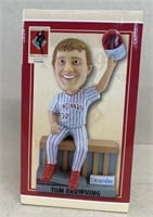 Tom Browning Cincinnati Reds bobble head from up