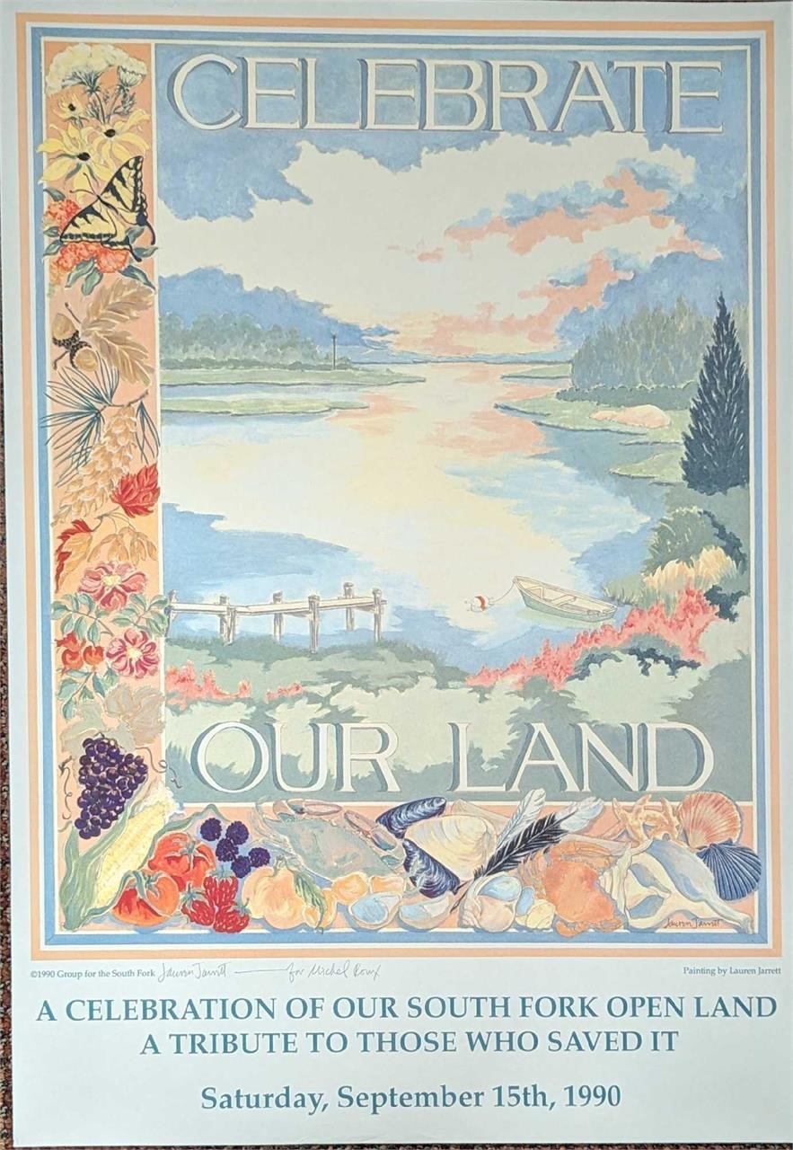 Signed Lauren Jarrett Celebrate Our Land Poster