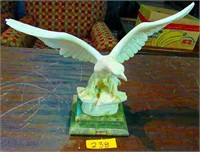 Eagle Figure on Alabaster Base