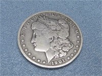 1901-O Morgan Silver Dollar 90% Silver