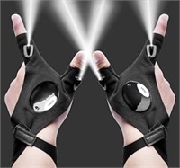 2 PACK FLASHLIGHT GLOVES  / BIKING / WORK /