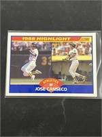 1989 Score Highlight Jose Canseco