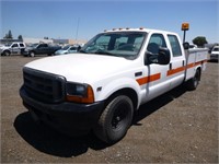 2001 Ford F350 Crew Cab Utility Pickup Truck